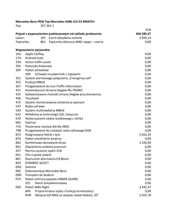 Mercedes-Benz CLS cena 495000 przebieg: 46168, rok produkcji 2022 z Toruń małe 326